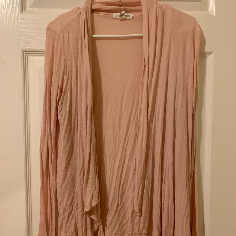 Pink cardigan